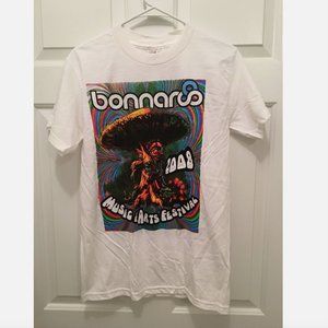 New 2008 Bonnaroo Festival Metallica Kanye West Pearl Jam White T-Shirt Small